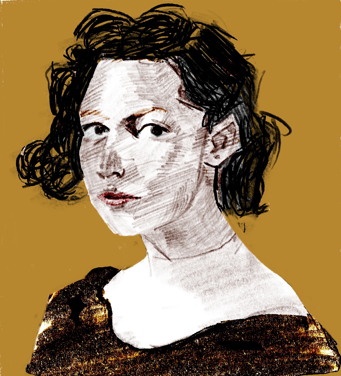 Figure Study - Traditional drawing demonstrating anatomical figure drawing skills and proportions