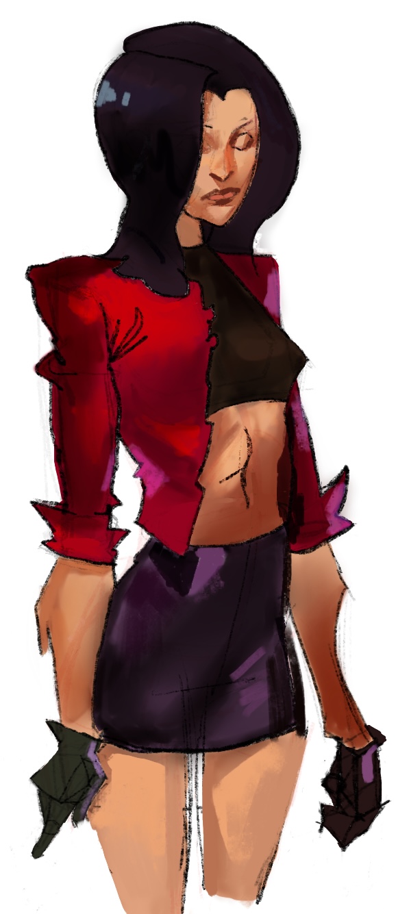 Portrait Study - Realistic pencil drawing showcasing traditional portrait rendering techniques